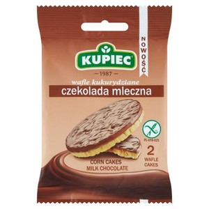 Wafle kukurydziane z czekoladą mleczną Kupiec 28 g