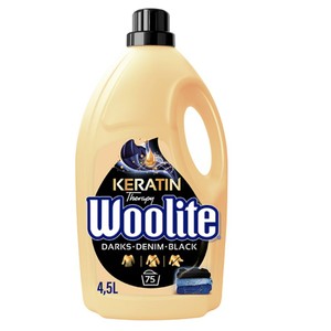 Płyn do prania ciemnych ubrań Keratin 75 prań Woolite 4,5 l
