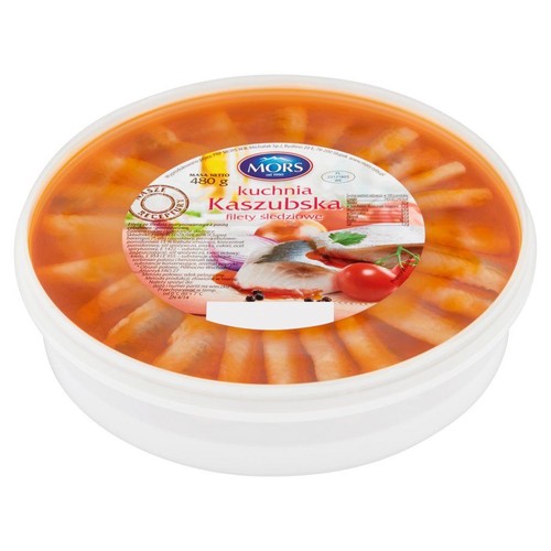 Filety śledziowe z pastą cebulowo - pomidorową Mors 480 g