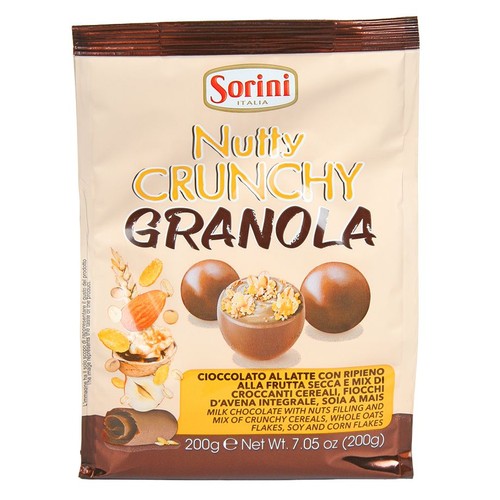 Pralinki Nutty Crunchy Granola Sporini 200 g