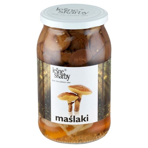 Maślaki marynowane całe  Leśne Skarby 800 g