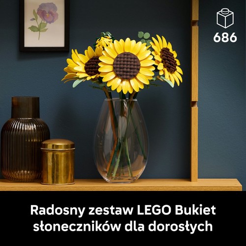 Botanicals Bukiet słoneczników 11502, kwiatowa dekoracja LEGO 1 sztuka