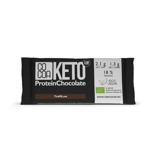 BIO Czekolada KETO proteinowa o smaku tiramisu Cocoa 40 g