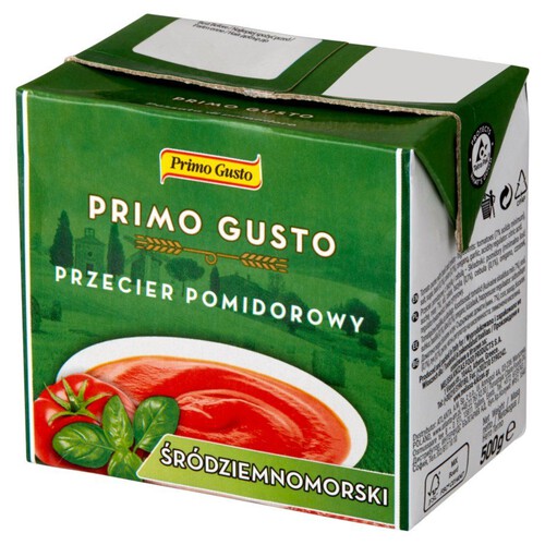 Przecier pomidorowy z bazylią i cebulą Primo Gusto 500 g