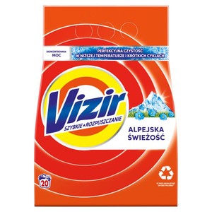 Proszek do prania Alpejska świeżość 20 prań Vizir 1,1 kg