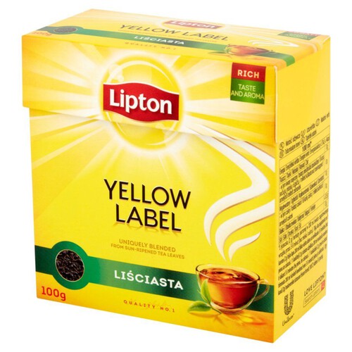 Herbata czarna liściasta Lipton 100 g