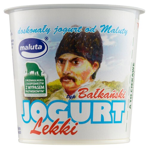 Jogurt naturalny typ bałkański lekki Maluta 340 g