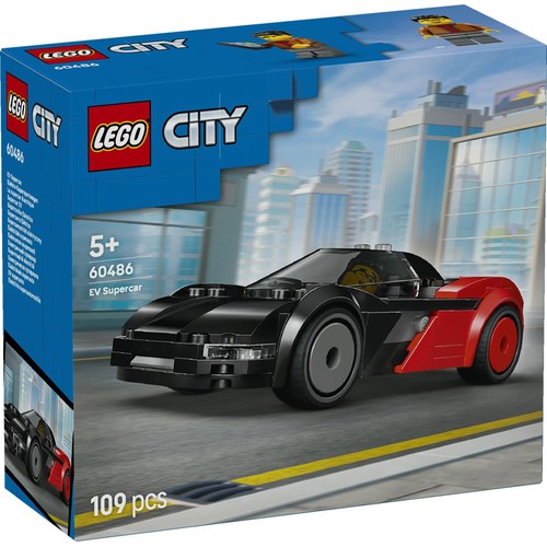 Zestaw City Supersamochód elektryczny 60486, zabawka i minifigurka LEGO 1 sztuka