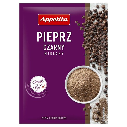 Pieprz czarny mielony Appetita 18 g