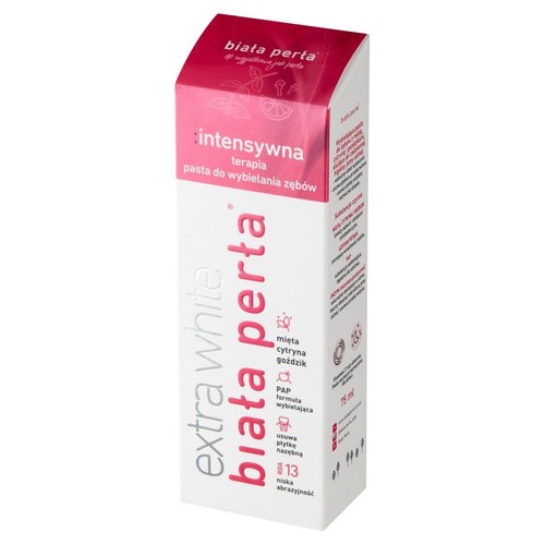 Pasta do zębów Intensywna terapia Biała Perła 75 ml