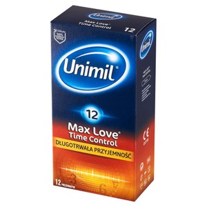 Prezerwatywy Max Love Time Control   Unimil 12 sztuk