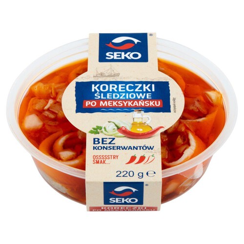 Koreczki śledziowe po meksykańsku Seko 220 g