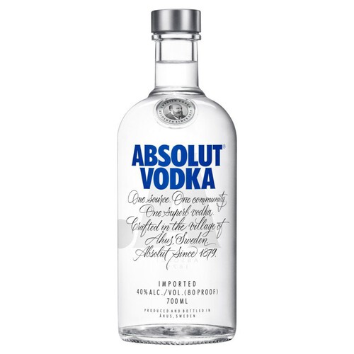 Wódka czysta 40% Absolut 700 ml