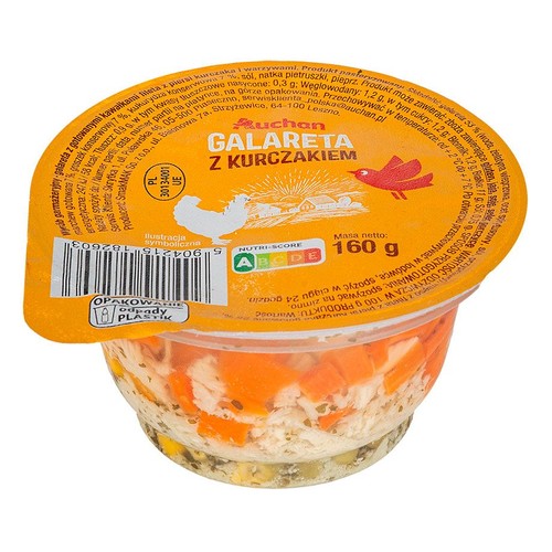 Galareta z kurczakiem Auchan 160 g