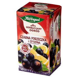 Herbaciany Ogród herbatka owocowa czarna porzeczka z cytryną Herbapol 20 torebek