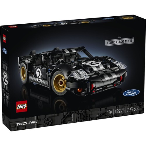 Technic Samochód wyścigowy 1966 Ford GT40 MKII 42223 LEGO 1 sztuka