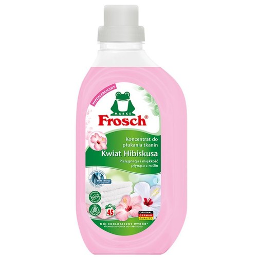 Koncentrat do płukania tkanin Kwiat Hibiskusa  Frosch 900 ml