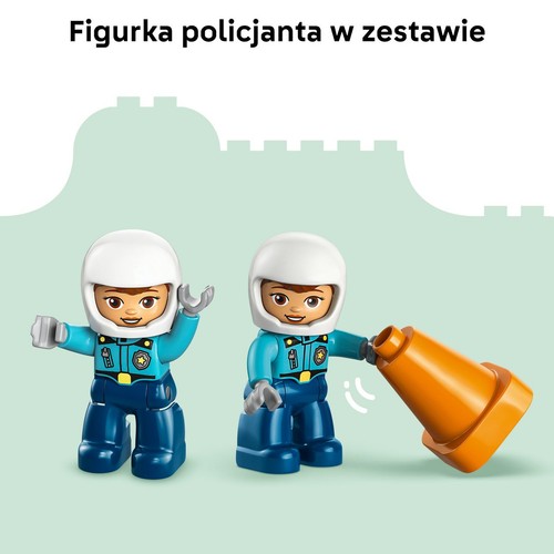 DUPLO® Moje miasteczko Niebieski motocykl policyjny 10471 LEGO 1 sztuka