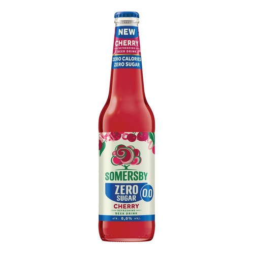 Piwo bezalkoholowe smakowe Zero Sugar Cherry alk. do 0,5% obj. Somersby 400 ml