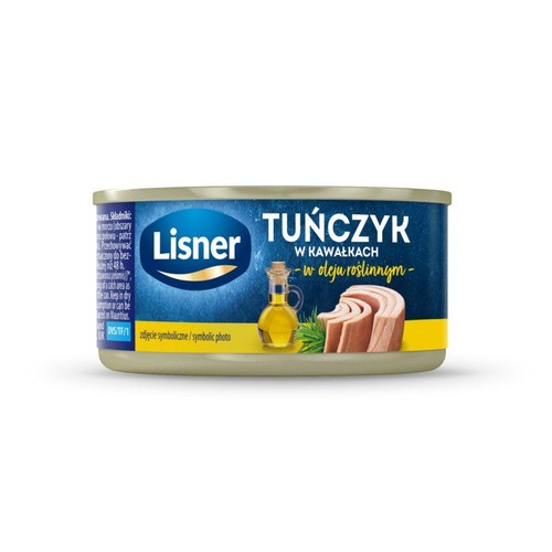 Tuńczyk w kawałkach w oleju roślinnym Lisner 170 g