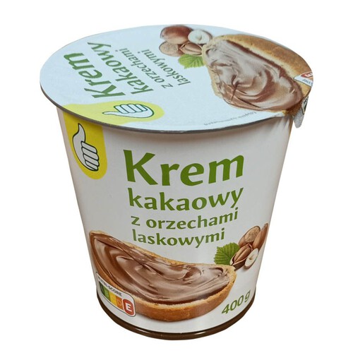 Krem kakaowy z orzechami laskowymi Auchan 400 g