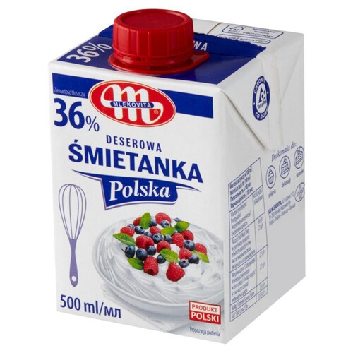 Śmietanka UHT 36 %  Mlekovita 500 ml