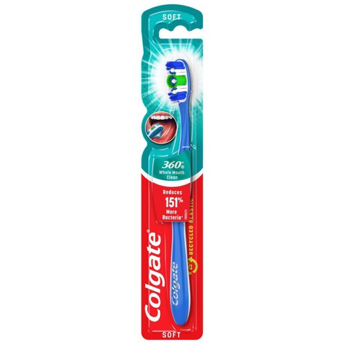 Colgate - Szczoteczka do zębów 360 miękka Colgate 1 sztuka