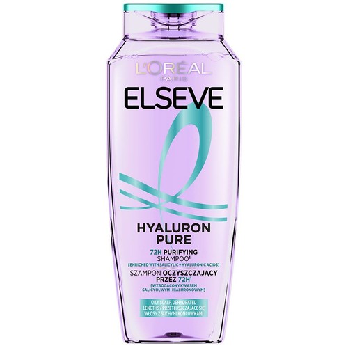 Szampon oczyszczający przez 72 h z kwasem salicynowym i hialuronowym L'Oreal Paris 400 ml