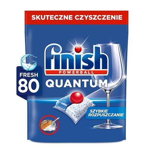 Kapsułki do zmywarki Quantum fresh Finish 80 kapsułek