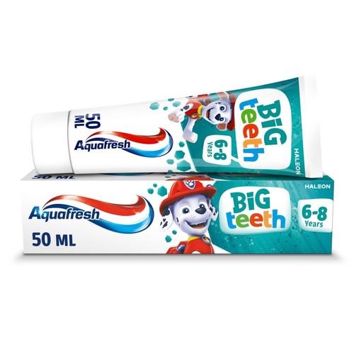 Pasta do zębów Big teeth 6-8 lat Aquafresh 50 ml
