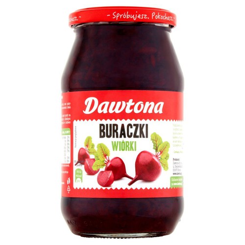 Buraczki czerwone wiórki Dawtona 510 g