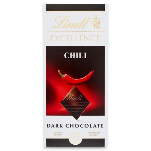 Szwajcarska czekolada ciemna z ekstraktem z papryki chili Lindt 100 g