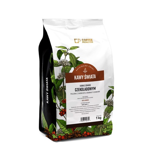 Kawa palona ziarnista aromatyzowana czekoladowa Cofffee Promotion 1 kg
