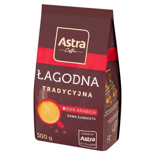 Kawa ziarnista łagodna tradycyjna Astra 500 g