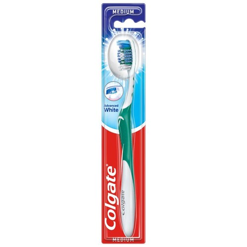 Szczoteczka do zębów Advanced White, średnia Colgate 1 sztuka