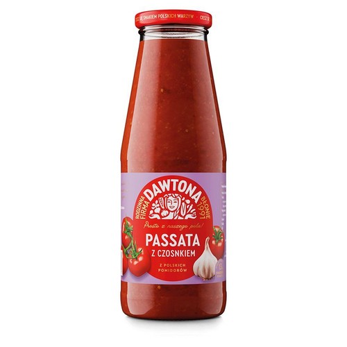 Passata pomidorowa Rustica z czosnkiem Dawtona 690 g