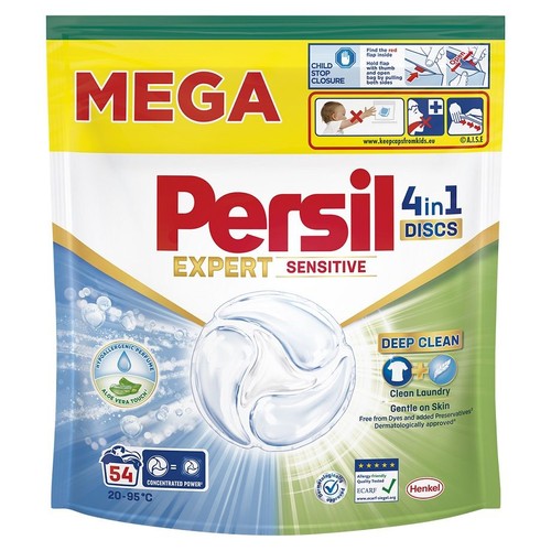 Kapsułki do prania 4 in 1 Expert Sensitive  Persil 54 kapsułki