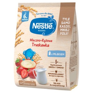 Kaszka mleczno-ryżowa Truskawka Nestlé 230 g