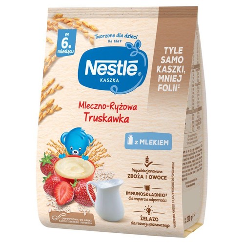 Kaszka mleczno-ryżowa Truskawka Nestlé 230 g