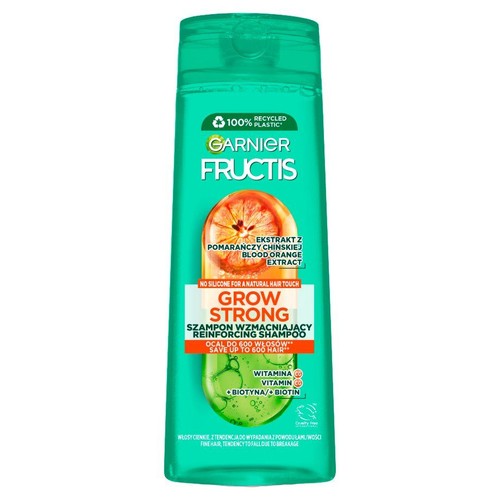 Szampon do cienkich włosów Fructis Grow Strong Orange Garnier 400 ml