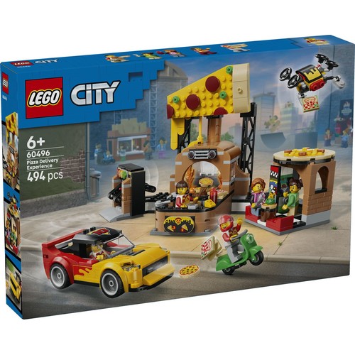 City Dostawa pizzy z pojazdami 60496 LEGO 1 sztuka