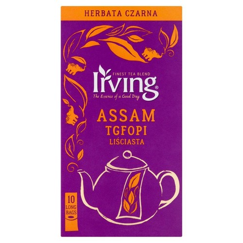 Herbata czarna liściasta assam tgfopi 10 x 4 g Irving 10 torebek