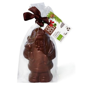BIO Mikołaj z ciemnej czekolady bez glutenu i bez laktozy 70% Cocoa 75 g