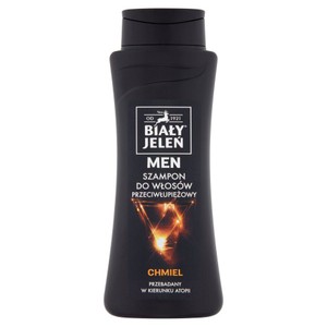 Men Szampon do włosów przeciwłupieżowy chmiel Biały Jeleń 300 ml