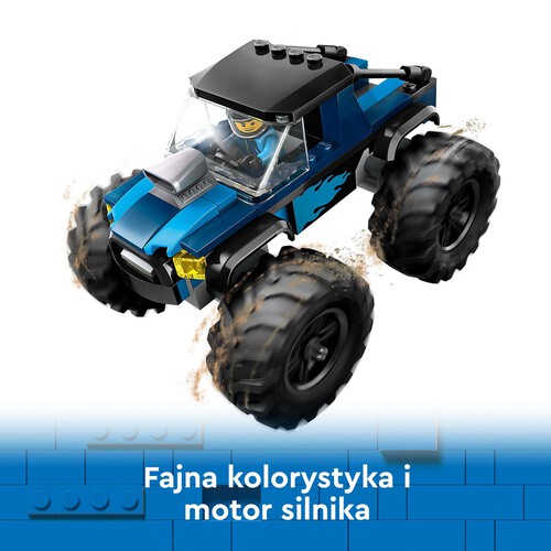 City Niebieski monster truck 60402 LEGO zestaw