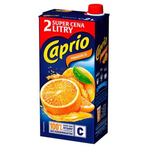 Napój niegazowany pomarańczowy Caprio 2 l