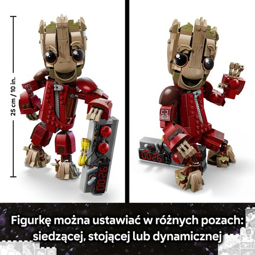 Zabawka Marvel Groot w stroju Ravagera 76341 LEGO 1 sztuka