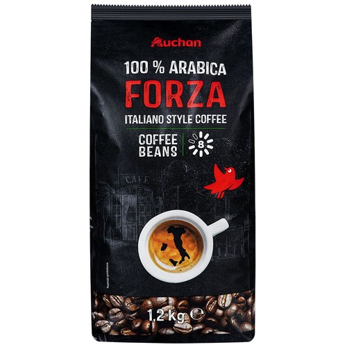 Kawa ziarnista Italiano Barista Forza Auchan 1,2 kg