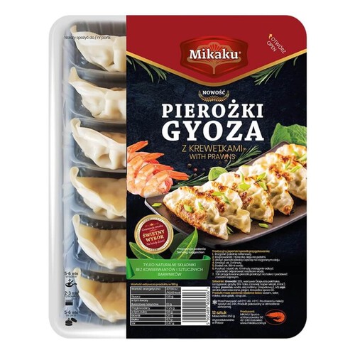 Pierożki Gyoza z Krewetkami MIKAKU 250 g