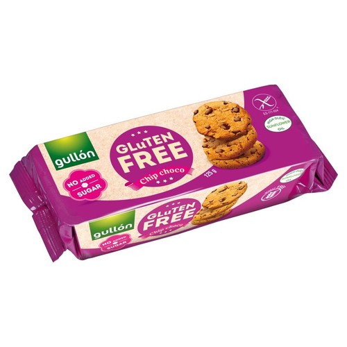 Bezglutenowe ciastka z kawałkami czekolady Gullon 130 g